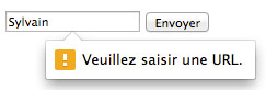 Valisation input de type url