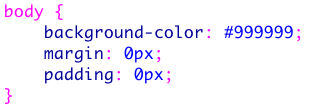 Règle d'écriture d'une règle CSS.